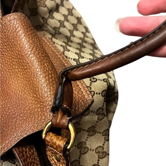 Gucci Brown and Tan Shoulder Bag - Picture 7 of 15